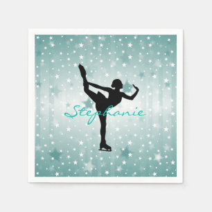 Ice Skating Paper Party Napkins Servet