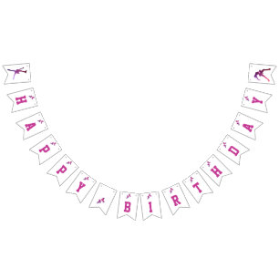 Ice skating party banner (bunting)