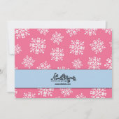 Ice Skating Party for Girls Kaart (Achterkant)