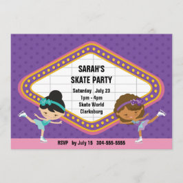 Ice Skating Party Kaart