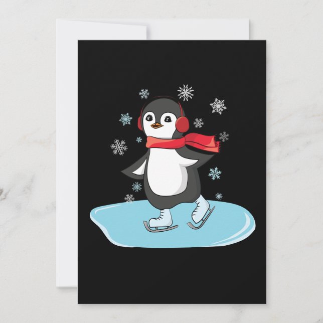 Ice Skating Penguin (Voorkant)