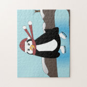 Ice Skating Penguin Legpuzzel (Verticaal)