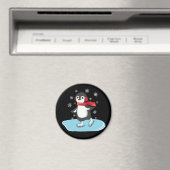 Ice Skating Penguin Magneet (Insitu (Vaatwasser))