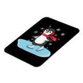 Ice Skating Penguin Magneet (Linkerzijde)