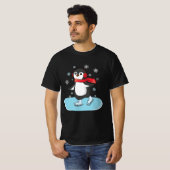 Ice Skating Penguin T-shirt (Voorkant volledig)