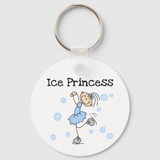 Ice Skating Princess Sleutelhanger (Voorkant)