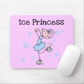 Ice Skating Princess Tshirts en Gifts Muismat (Met muis)