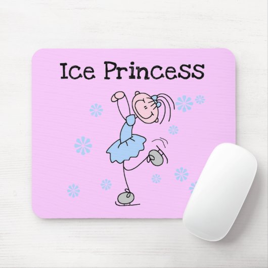 Ice Skating Princess Tshirts en Gifts Muismat (Met muis)