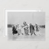 Ice Skating Race, 1925 Briefkaart (Voorkant / Achterkant)