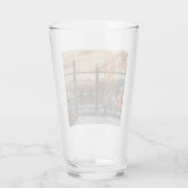 Ice Skating Rink in Winter (door Konstantin Somov) Glas (Achterkant)