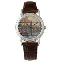 Ice Skating Rink in Winter (door Konstantin Somov)