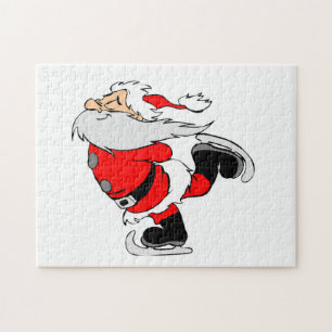 Ice Skating Santa Legpuzzel