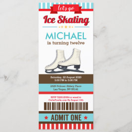 Ice skating Sky Rink Sport Ticket Pass Kaart