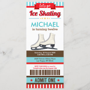 Ice skating Sky Rink Sport Ticket Pass Kaart