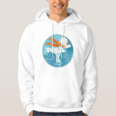 Ice Skating Snowman Hoodie (Voorkant)