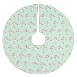 Ice Skating Snowmen Green Kerstboom Rok