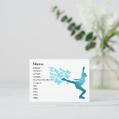 Ice Skating Visitekaartje - ! (Staand voorkant)