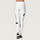 Ice Skating-vrouwkunst Leggings (Achterkant)