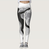 Ice Skating-vrouwkunst Leggings (Voorkant)
