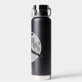 Ice Skating-vrouwkunst Waterfles (Achterkant)