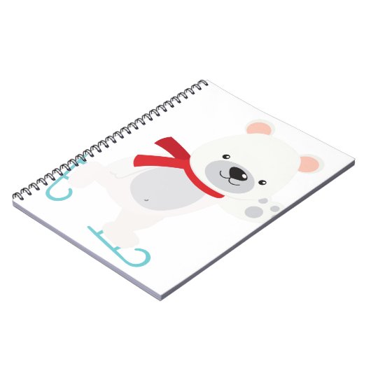 Ice Skating Winter Beer Notitieboek (Linkerzijde)