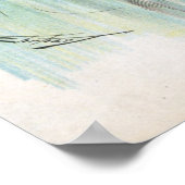 Ice Skating Woman Vintage Poster (Hoek)