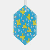 Ice Skick Snowflake Pattern Glas Ornament (Voorkant Rechts)