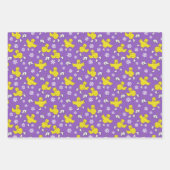 Ice Skick Snowflake Pattern Inpakpapier Vel (Voorkant 3)