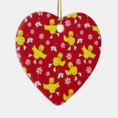 Ice Skick Snowflake Pattern Keramisch Ornament (Rechts)