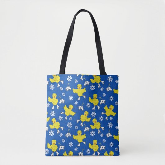 Ice Skick Snowflake Pattern Tote Bag (Voorkant)