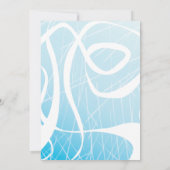 ICE SKING verjaardagsfeest Uitnodiging (Achterkant)