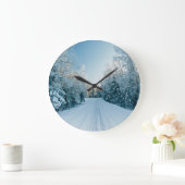 Ice & Snow | Frozen Winter Road Russia, Siberia Grote Klok (Huis)