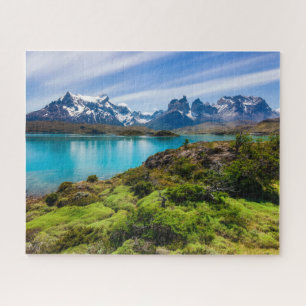 Ice & Snow Lake Pehoe, Patagonia, Chile Legpuzzel