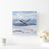 Ice & Snow | Snowscape European Alps, Italy Vierkante Klok (Huis)