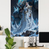 Ice Sorcerer Power Wall Art Poster (Thuiskantoor)