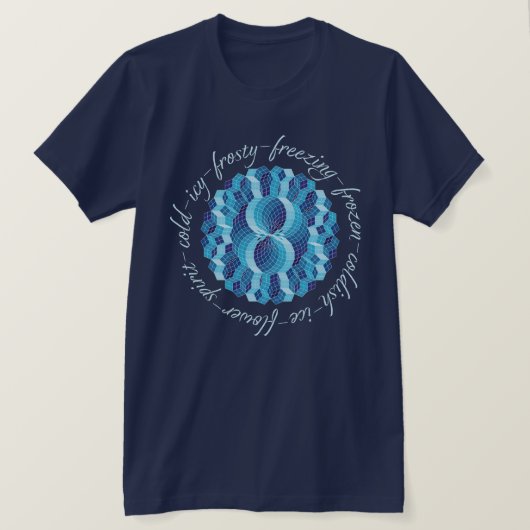 Ice-Spirit Pattern T-shirt (Design voorkant)