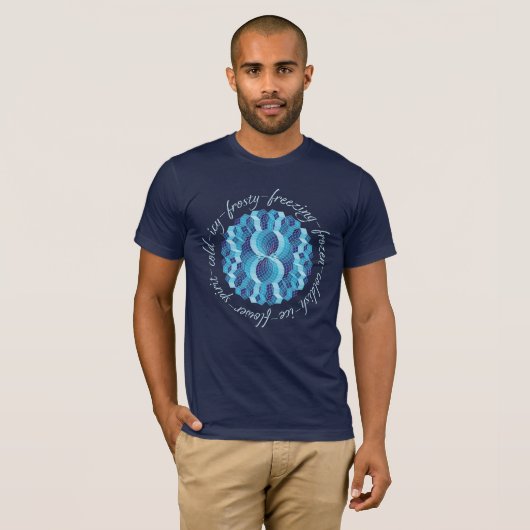 Ice-Spirit Pattern T-shirt (Voorkant volledig)