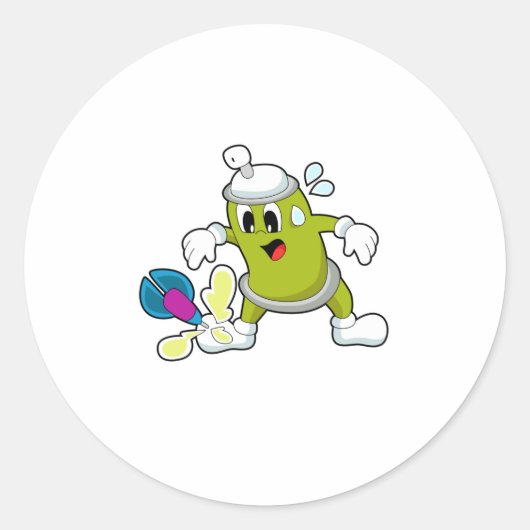 Ice spray Darts Dart Ronde Sticker (Voorkant)