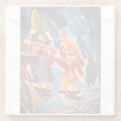 Ice stakes fun glazen onderzetter (Achterkant)