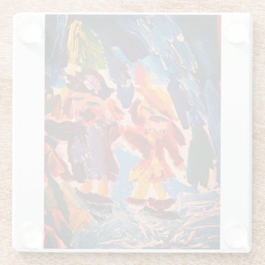 Ice stakes fun glazen onderzetter (Achterkant)