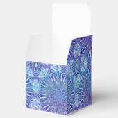 Ice Star Kaleidoscope Pattern Cube Favor Box Bedankdoosjes (Geopend)