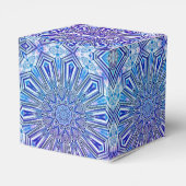 Ice Star Kaleidoscope Pattern Cube Favor Box Bedankdoosjes (Achterkant)