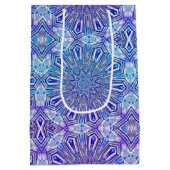 Ice Star Kaleidoscope Pattern Gift Bag Medium Cadeauzakje (Achterkant)