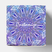 Ice Star Kaleidoscope Pattern Heart Favor Box Bedankdoosjes (Bovenkant)
