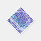 Ice Star Kaleidoscope Pattern Napkins 2 Servetten (Hoek)