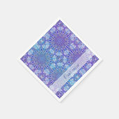 Ice Star Kaleidoscope Pattern Napkins Servet (Hoek)