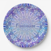 Ice Star Kaleidoscope Pattern Paper Bord 2 (Voorkant)
