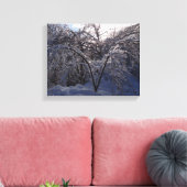 Ice Storm Fotodoek Kunstdruk Michigan Canvas Afdruk (Insitu (Woonkamer))