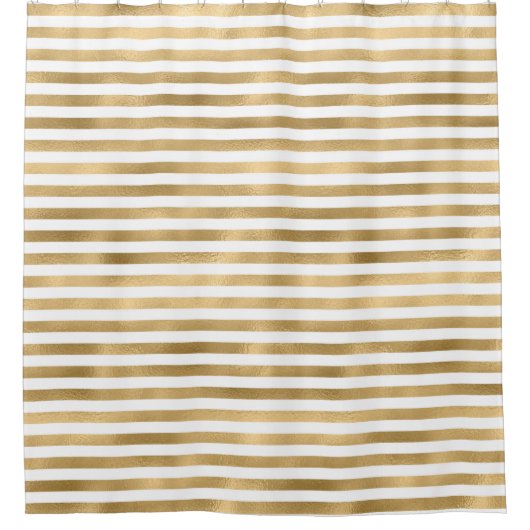 Ice Stripes Shower Curtain, bevroren Douchegordijn (Voorkant)