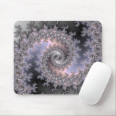 Ice Swirl - Fractal Mousepad Muismat (Met muis)